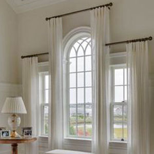 Three Set White Blinds