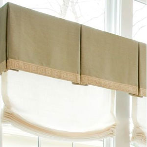 Tan Cloth Blind Cover