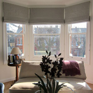 Window Drapes on sunny window