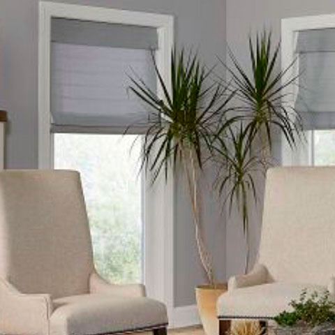 grey cellular blinds