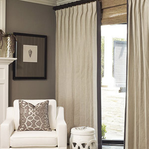 Tan and Toupe Drapes